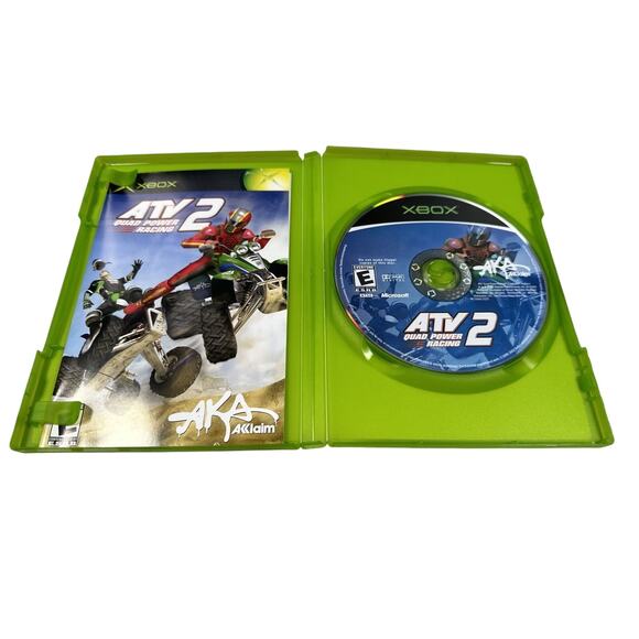ATV: Quad Power Racing 2 (Microsoft Xbox, 2003) Authentic, CIB, Tested - Picture 2 of 3
